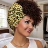 Curly Pineapple Headband Women Extra Wide Stretchy Hair Band Thick Curly Hair Sleeping Gym Sleep Hair Wrap Hair Accessories
