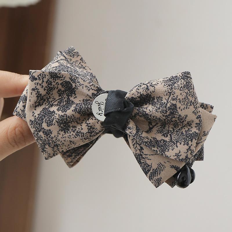 

1pc National style grab clip, vertical clip, high ponytail twist clip, hair clip at the back of the head, antique style headwear