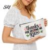 Travel Essentials Bag Cosmetic Teacher Theme Compact Toiletry Portable Zipper Close Storage for And Dressing Table Handbag Organizer