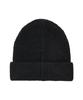Uallong Folded Label Knit Beanie - Black