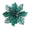 12PCS DIY Decoration Christmas Artificial Flowers 15CM Glitter Fake Flower  Christmas Decor