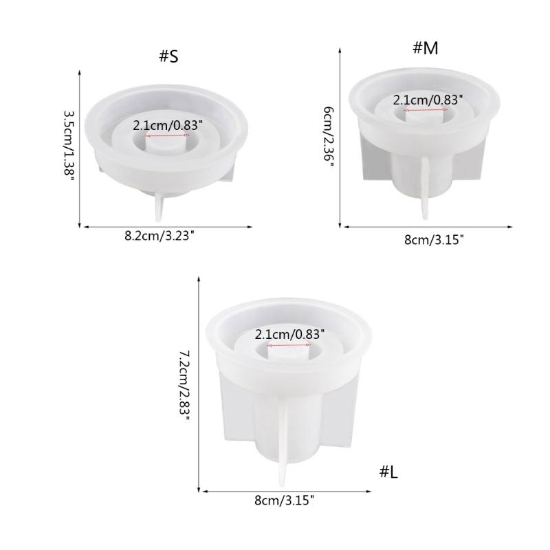 Pillar Candle Holder Resin Molds Candlestick Silicone Molds for Epoxy Resin Casting DIY Pillar Candle Holder for Wedding