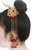 Donalee Kanzashi Hair Asian Set of Ornaments, Style, 2, Women's (Red)