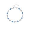Classic Blue Enchantress Bracelet: Elegant Women's Jewelry Gift for Girlfriend or Best Friend.