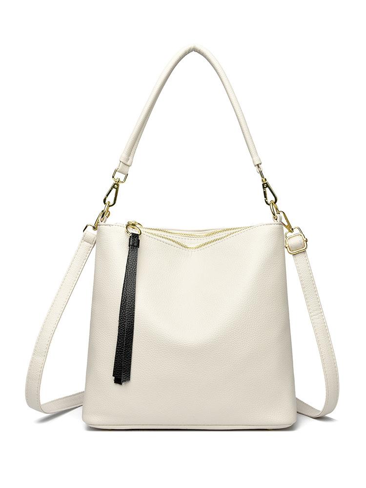 

Premium bag women s 2025 new foreign gas bucket bag versatile texture single shoulder diagonal hanging bag Korean version commuter bag