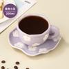 Hand-squeezed Coffee Cup Saucer Creative Hand-painted Afternoon Tea Set with Saucer Girl Style Flower Tea Cup