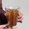 1/2/4 Stück Doppelwandiges Glas Kaffeetasse Wärmeisolierung Elektrische Fackelform Cappuccino Frühstücksglas Kaltgetränke Eiskrug