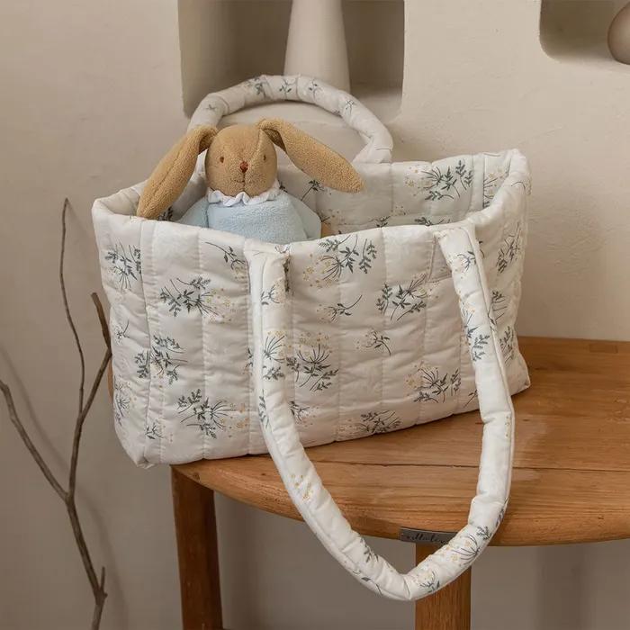 Cozy Flower Quilted Cotton Padded Bag S/L (01-04)