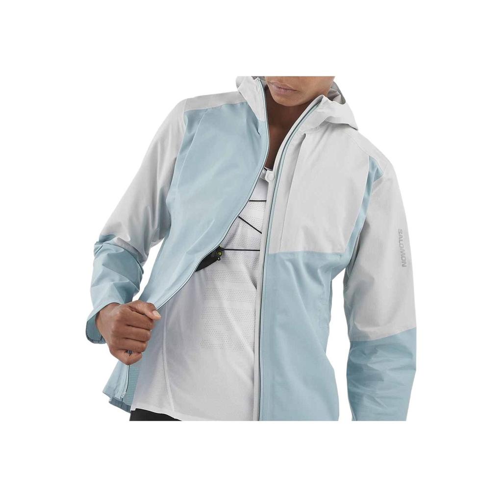 Salomon Bonatti Trail Jacket Women Jackets Aromatic-Blue LC2175600