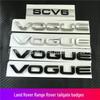 Modified VOGUE Trunk Tail Badge for Range Rover Vogue SE