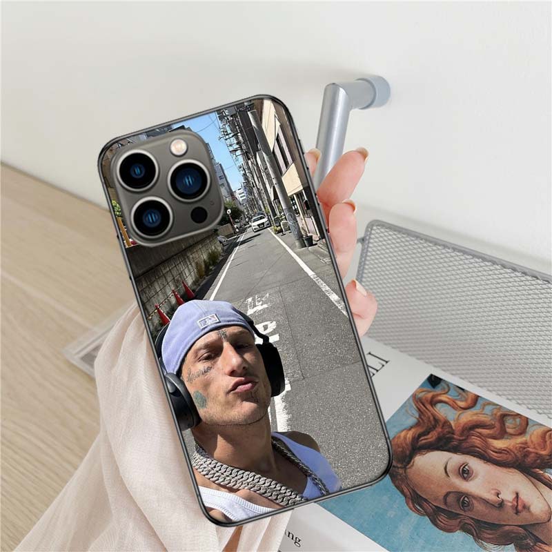 

Rapper Y-Yung BeefS Phone Case For Iphone 17 Air 16 15 Pro Max 14 Plus 16E Coque 13 Pro 12 Mini 11 Clear Cover Silicone Cute She iPhone 14 Pro