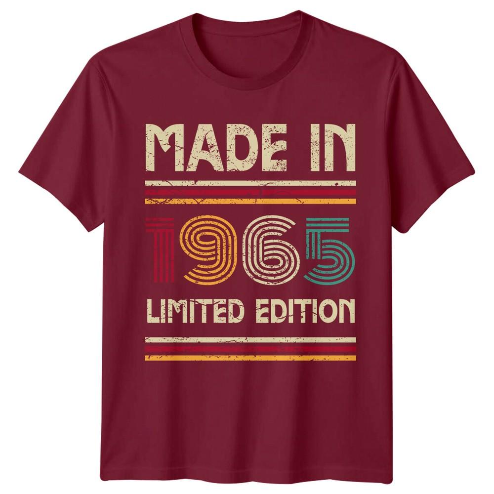 Made In 1965 Limited Edition Unisexs T Shirt 61st Birthday Gift