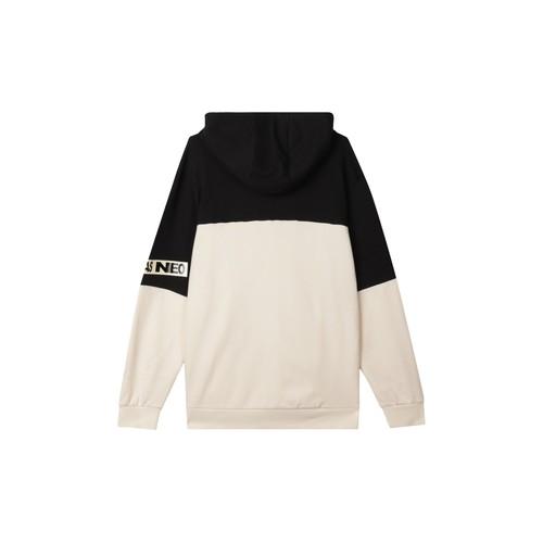 adidas casual sports pullover hoodie with color blocks, unisex,