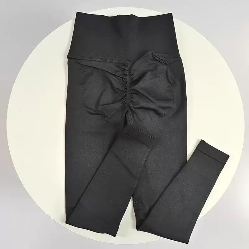 Women s High-Waist Peach Hip Yoga Pants for Butt-Lifting and Outdoor Fitness