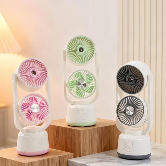 Misting Cooling Fan, Portable USB Handheld Fan with Water Spray, Desktop Mini Fan for Office Home, Personal Humidifier