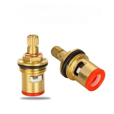 For Bathroom Sinks Porcelain Valve DIY Repair Kitchen Repair Brass Faucet Cartridge Replacement Hot And Cold Compatible