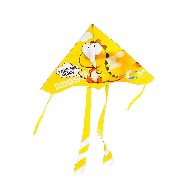Children's Cartoon Style Delta Kite: Easy To Fly In Light Breeze, Ideal for Parent-Child Interaction.