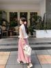 Elegant Summer Sleeveless Blouse & Long Skirt Set for Women - This Year's Popular Two-Piece