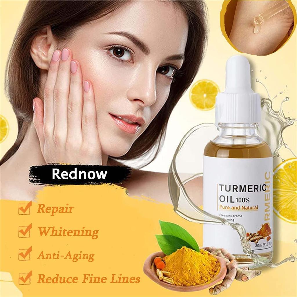 Turmeric Dark Spot Corrector Serum, Natural Turmeric Dark Spot Corrector Serum for Face, Skin Care Moisturizing Serum, Formulated with hyaluronic acid