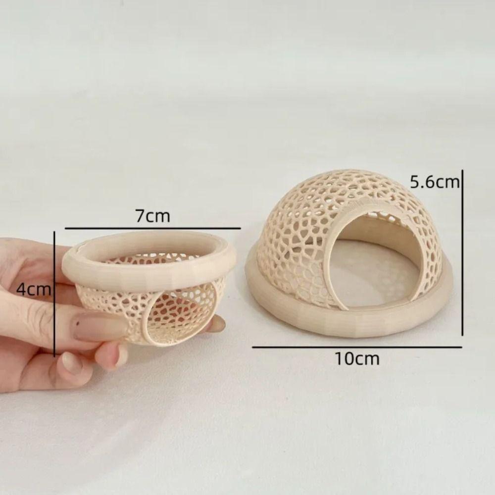 Aquarium Hammock Safe Resting Betta Cave Fish To Swim-Through Rest Floating Betta Shrimp Cave Plastic Fish Lounge Cave