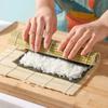 Japanese Style Green Sushi Rolling Curtain Bamboo Sushi Mold Household Sushi Scroll Mat  Rice