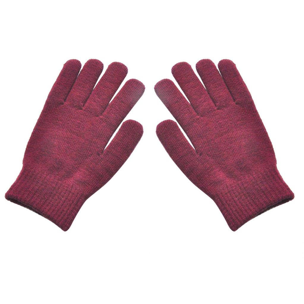 Men's And Women's Knitted Woolen Gloves, Winter Riding Warm And Fleece Gloves