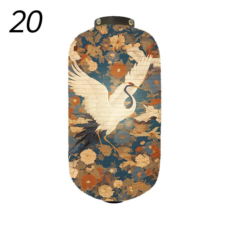 Japanese Style Traditional Cloth Lantern Crane Izakaya Sushi Restaurant Decor Signboard Party Festival Outdoor Decor Lantern