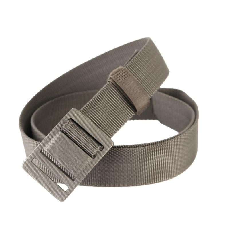 Knitted Nylon Camouflage Tactical Belt with Alloy Buckle
