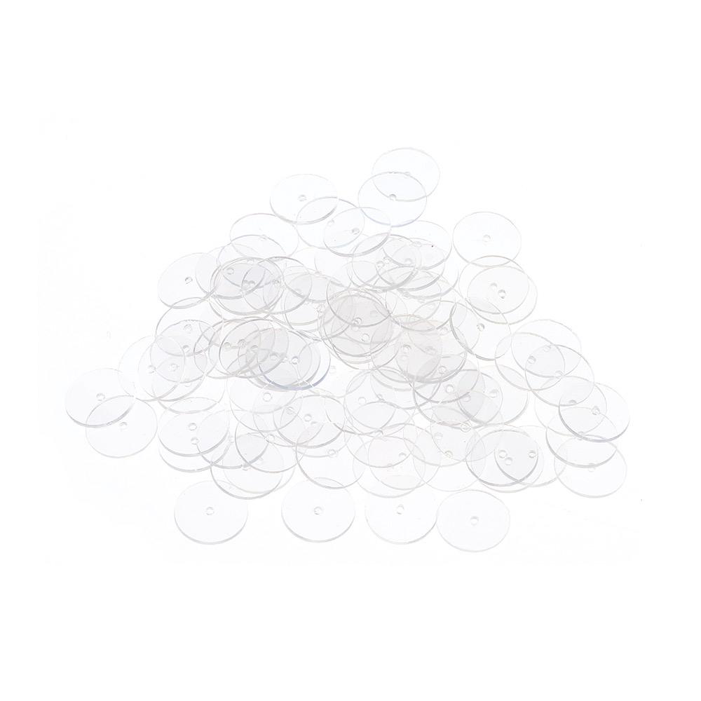 

100 шт. 10 мм прозорі дискові підкладки Прозорі пластикові дискові підкладки Стабілізують сережки Сережки Рукоділля