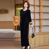Spring 2026 Elegant Chinese Embroidered Vest Three-Piece Set for Middle-Aged and Elderly Women