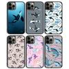 Orcas Whale Phone Case Back Cover For iPhone 17 Air 16 15 14 Plus 11 Pro Max 13 Pro Max 12 Max Coque