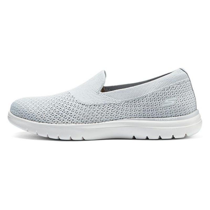 Skechers On-The-GO Flex Women Mesh Slip On Low Top Casual Shoes Light Gray 138270-LTGY 37