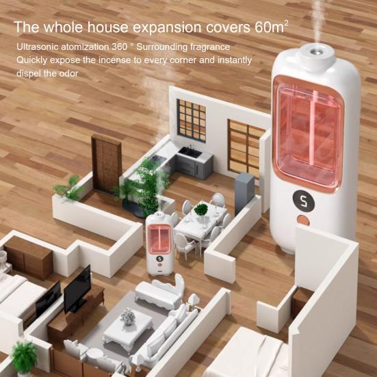 Essential Oil Diffuser Aromatherapy Machine Adjustable Rechargeable Digital Display Essential Oil Aromatherapy Diffuser Humidifier