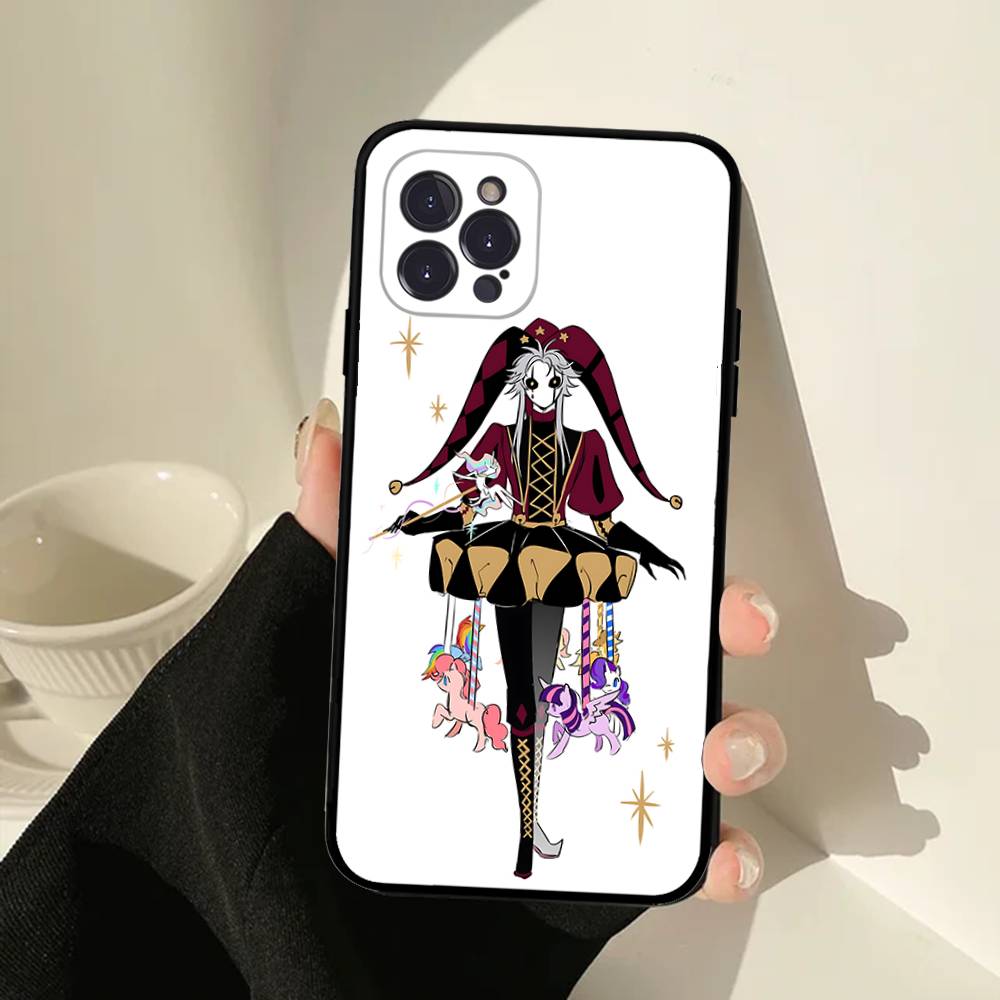 The Freak Circus Pierrot Phone Case For IPhone 17 16 15 14 11 12 13 Pro Max Plus Mini Soft Back Cover