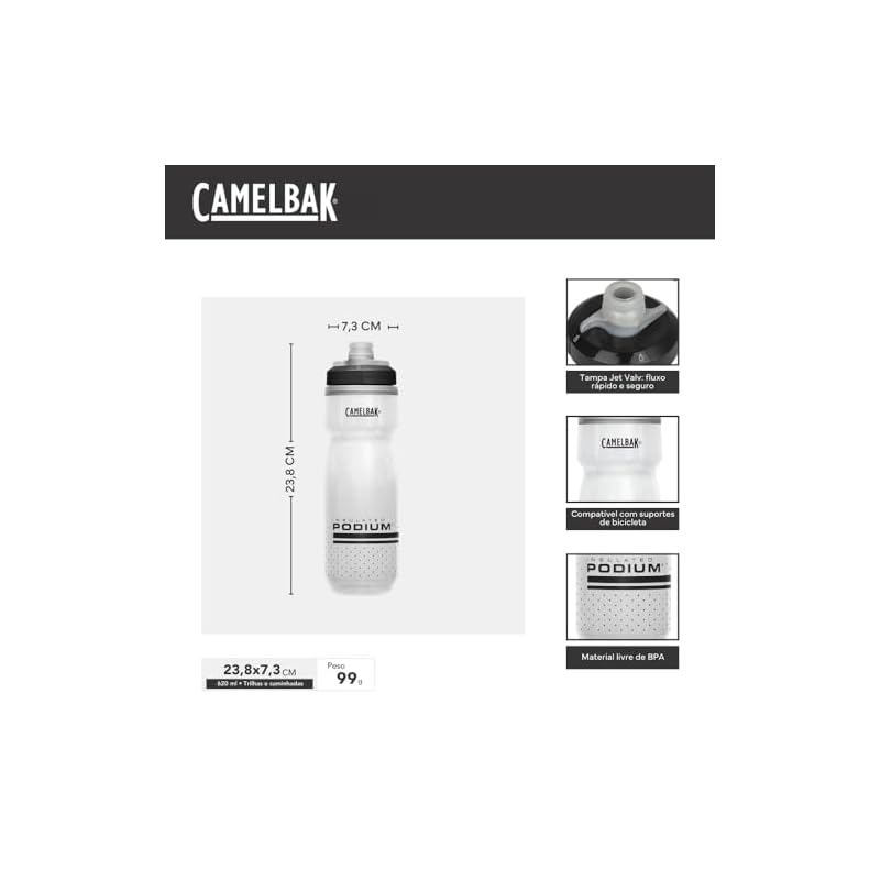 CAMELBAK Podium Chill Bottle 620ml Black