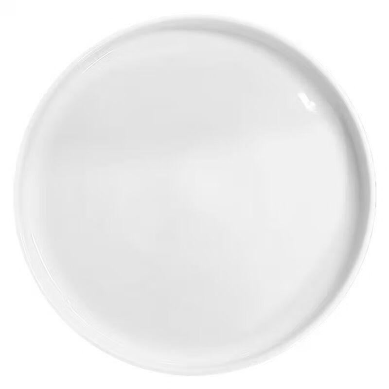 Zhishi 8.25" Aesthetic Ceramic Low-Rim Dinner Plates, 5-Pack