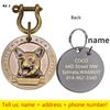 Personalized Address Tags For Dogs Id Tags Dog Tag Free Engraved Custom Dog Collar Cats Dog Name Tag Pet Id Anti-lost Nameplate