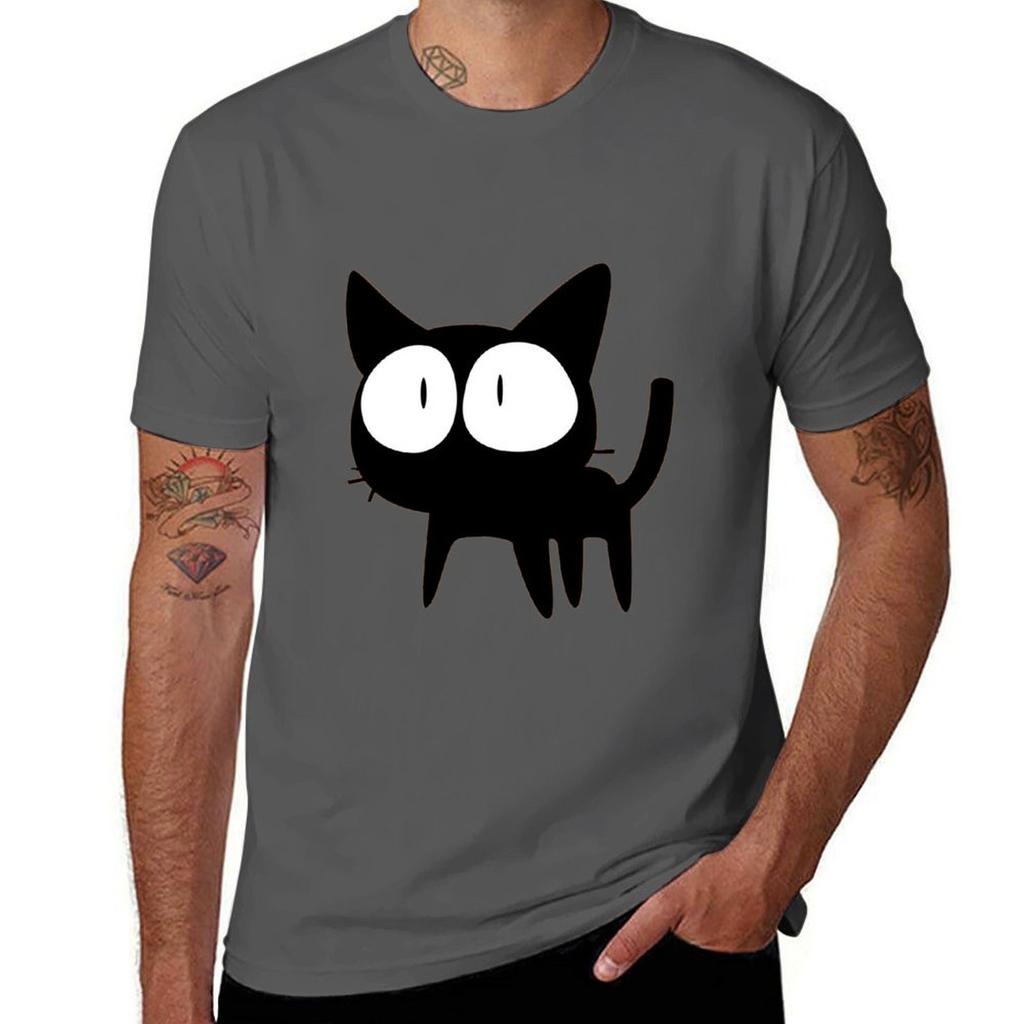 Flcl Cat Tshirt Basic All Season Solid Tshirt
