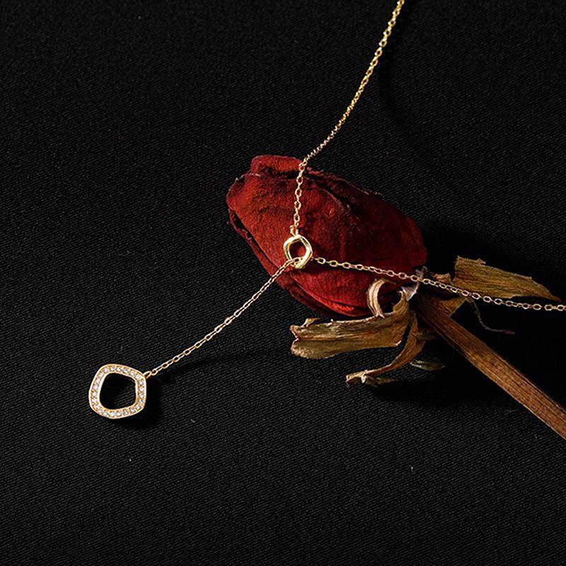 Creative Retro Mini Woven Bag Pendant Necklace For Women Girls Versatile Long Sweater Chain Jewelry Accessories Gifts