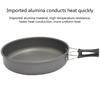 Camping Frying Pan Portable Quick Heating Skillets Foldable Cookware Pot