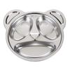 Kids Stainless Steel Divided Cartoon Plate