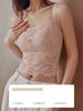 Lace Can Be Worn Outside Women's Anti-light Sexy Back Tube Top Bra Thin Large Size Bra