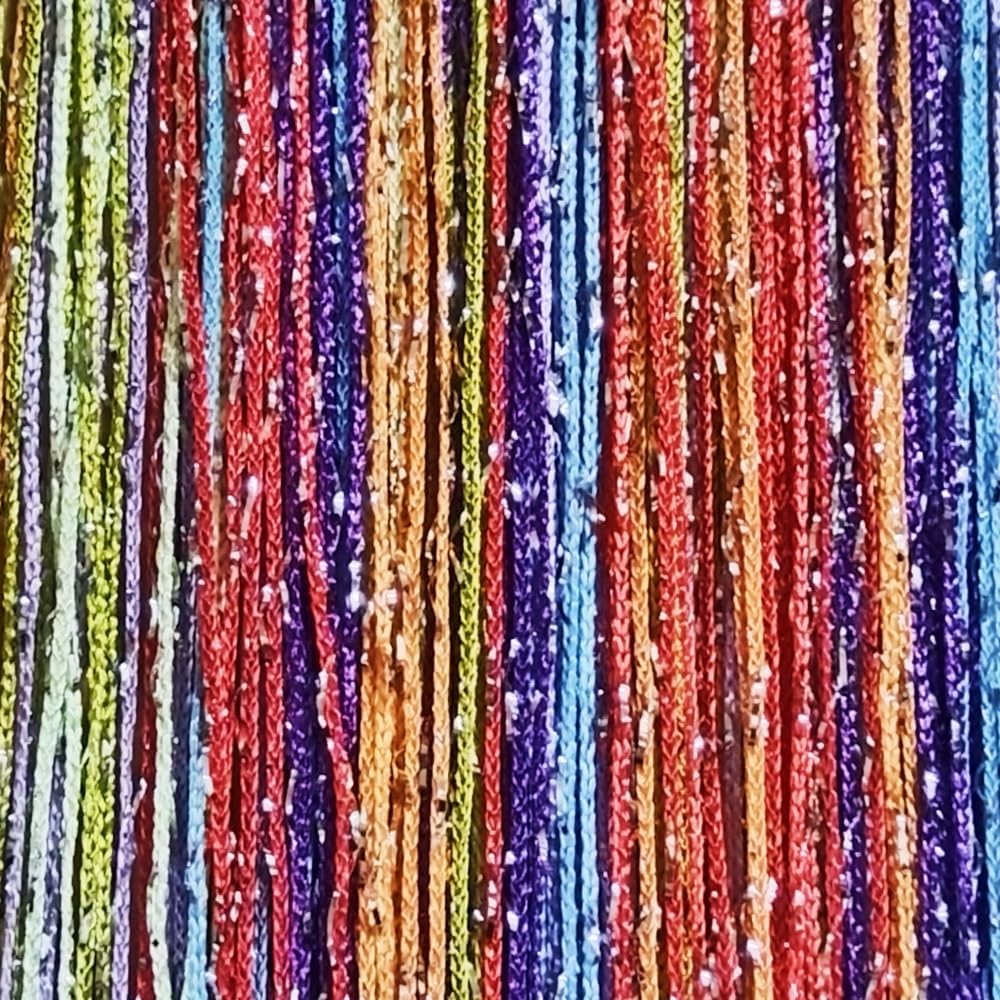 Ave Split Decorative Door String Curtain Wall Panel Fringe Window Panel Drapes Room Divider Blind Divider Tassel Screen Home 100cm*200cm