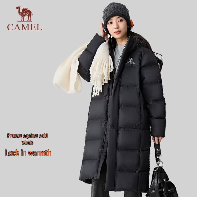 Camel Beiying Pro Unisex Outdoor Long Down Jacket