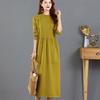 Oversized Knit Dress Autumn Winter Women Long Bottom Sweater Warm Vintage Pullovers Thicke Knitwears Female Pull Jumper Dresses