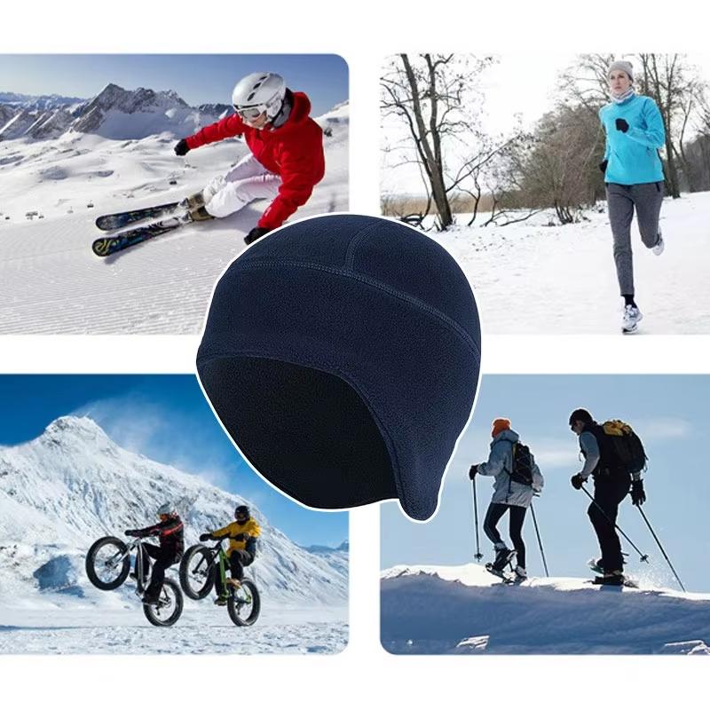 Winter Warm Hat Men Women Thermal Outdoor Running Cycling Sports Beanie Soft Fleece Ear Cover Caps Hiking Skiing Windproof Hats