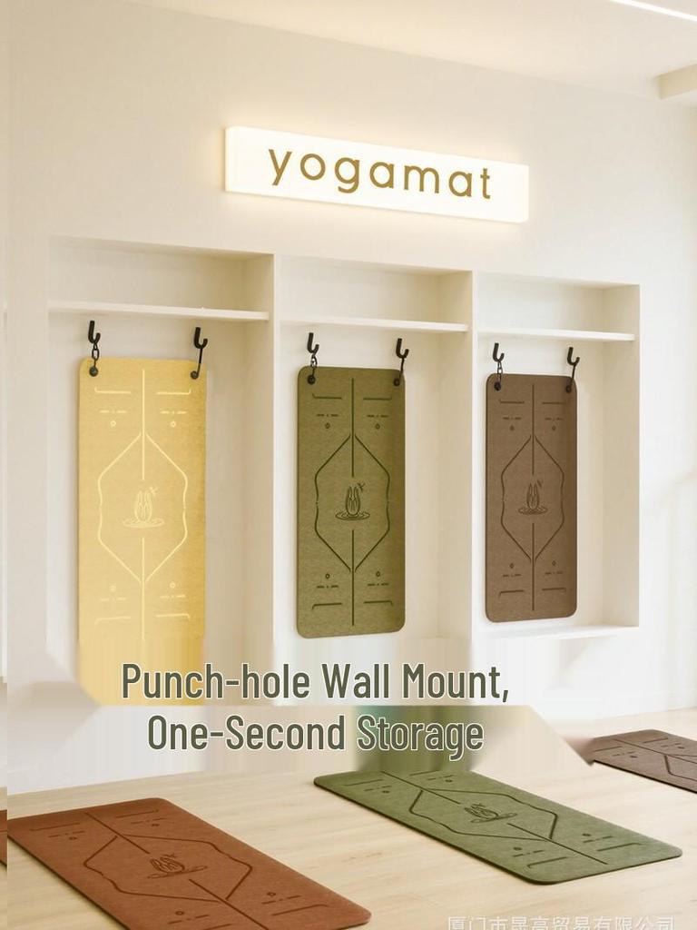 2025 Nová protiskluzová podložka na jógu TPE s tlumením nárazů - Zesílená, širší, tichá pro domácí fitness