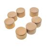 10Pcs Flute Cork Pads Flute Repairing Cork Pad Flute Water Key Spit Value Cork Pad Musical Instrument Performances Parts