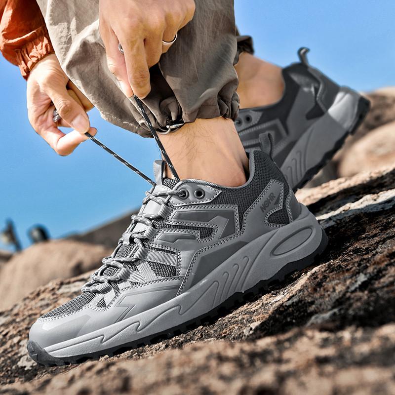 Fashion PARZIVAL New Hiking Shoes Autumn Boots for Men Casual Comfort Climbing Shoe Outdoor Sneakers Mountaineering Boots Large Size 47