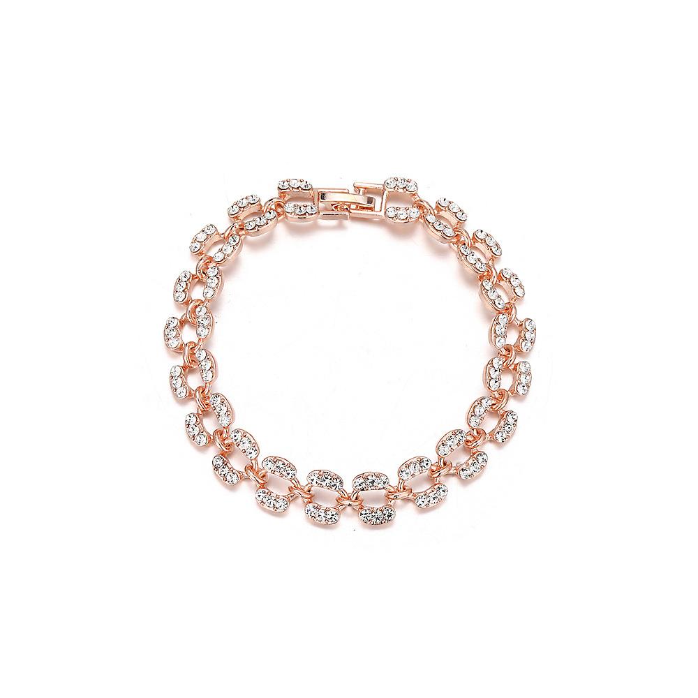 Bracelet, Personalized Retro Point Diamond Geometric Roman Bracelet Bracelet Jewelry